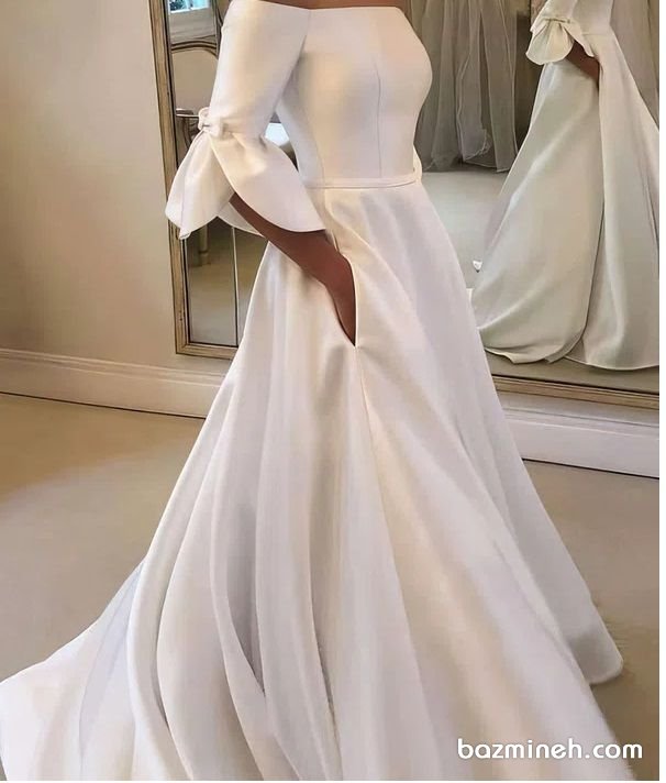 لباس عروس ساتن