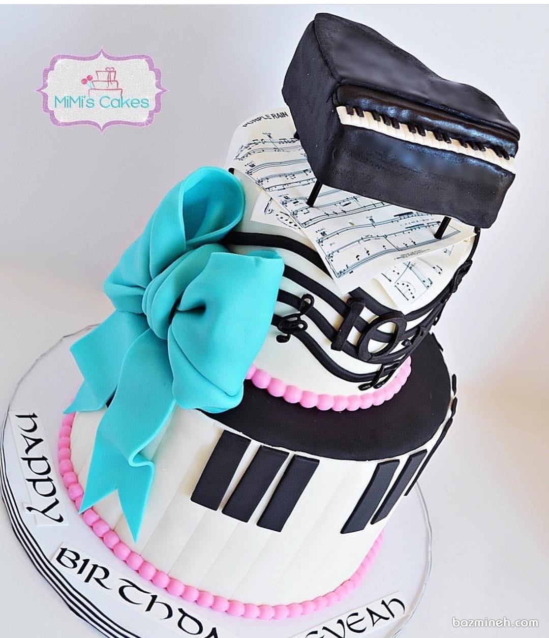 کیک جشن تولد مناسب پیانیست ها