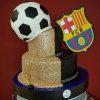 کیک تولد فوتبالی تیم بارسلونا