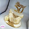 کیک لوکس جشن تولد پنجاه سالگی