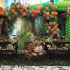 دکوراسیون جشن تولد کودک با تم حیوانات جنگل