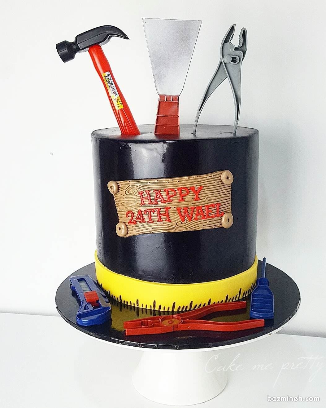 کیک جشن تولد پسرانه مخصوص آقایون فنی