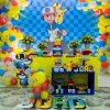 دکوراسیون و بادکنک آرایی جشن تولد کودک با تم دیجیمون ها