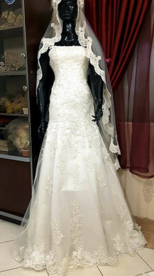 مزون لباس عروس شنل-بزمینه