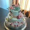 کیک زیبای جشن تولد دخترانه با تم آلیس در سرزمین عجایب