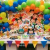 دکوراسیون و بادکنک آرایی شاد و رنگی جشن تولد کودک 