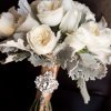 دسته گل زیبای عروس با تم زمستانی