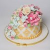 مینی کیک خاص گلدار مناسب برای جشن تولد یا سالگرد ازدواج