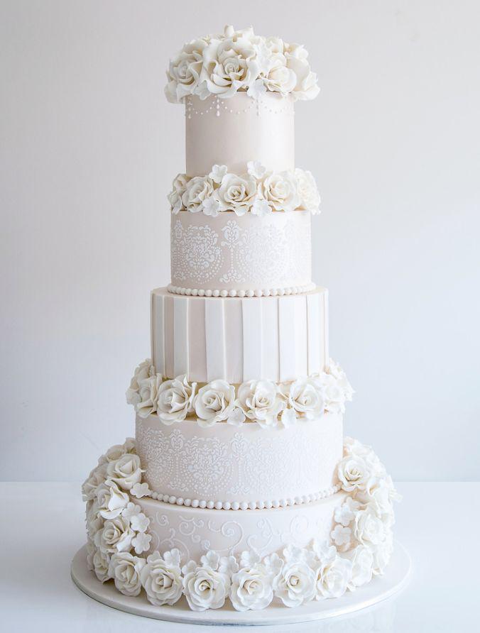 کیک عروسی، طراحی شذه توسط کیک فروشی وانیلا
