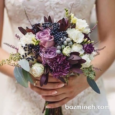 دسته گلی زیبا برای عروس خانم ها با استایل بوهو