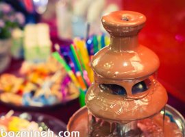 فوت و فن‌های آبشار شکلات در جشن