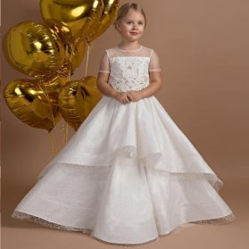 مدل لباس عروس کودکانه مناسب برای ساقدوش کودک (Flower Girl)