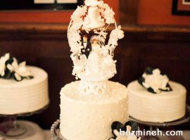 کیک عروسی به سبک و استایل وینتج