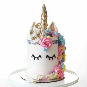 کیک جشن تولد دخترونه با تم یونیکورن (Unicorn)