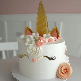کیک رویایی جشن تولد دخترونه با تم یونیکورن (Unicorn)