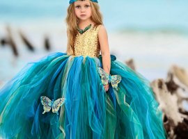100 لباس عروس کودکانه و لباس پرنسسی برای دختربچه ها