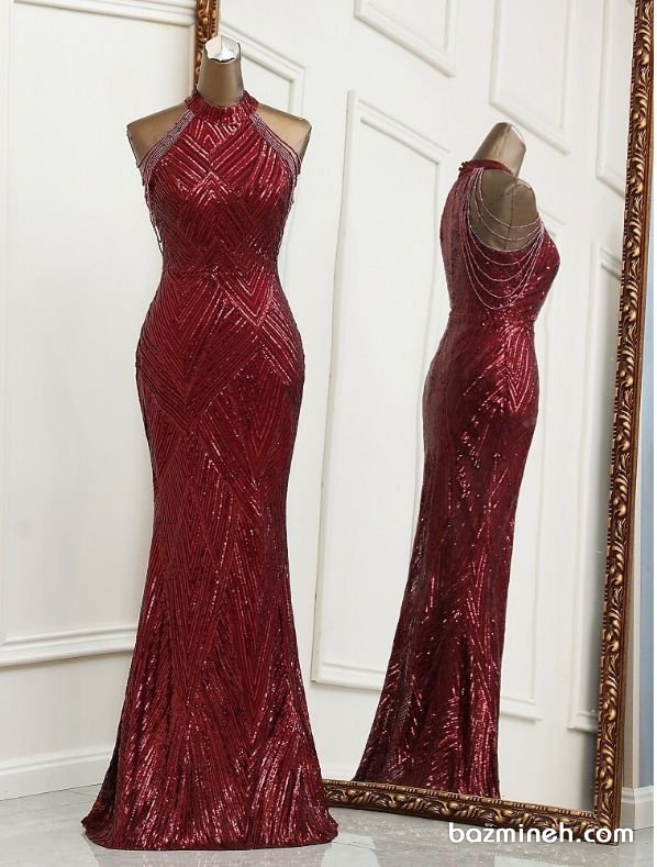 40 مدل لباس شب شیک به رنگ قرمز