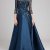 40 مدل لباس مجلسی به رنگ آبی تیره و سورمه ای مناسب اقوام عروس و داماد